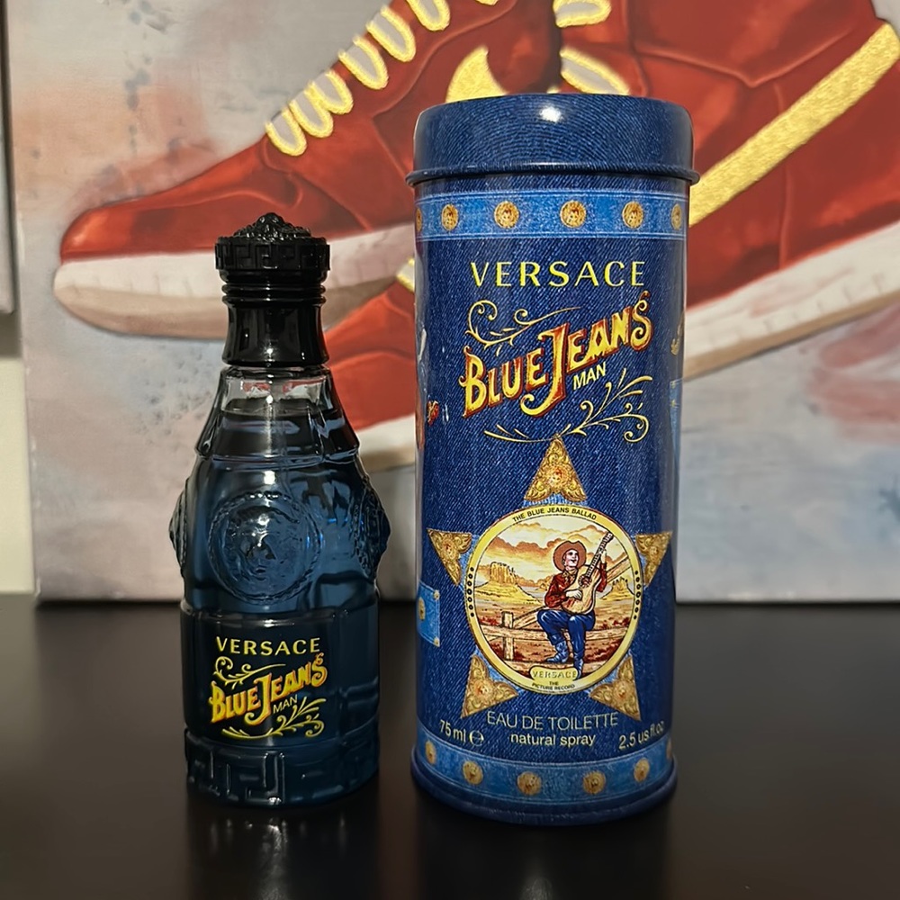 Versace “Blue jeans” man fragrance
